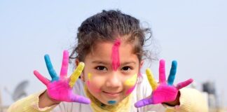 dziecięca odzież ochrona do prac plastycznych